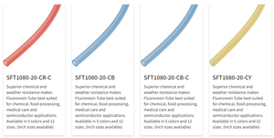 Tubo Flexible de Plástico Transparente para Exhalación de Gases Químicos, Grado Alimenticio, Marca PISCO, Modelo No. SFT1080-20-C Número de Modelo P29-06 - Product Image 6