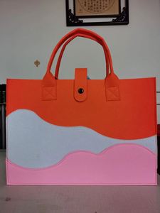 Custom logo Elegant Felt Tote <b>Bag</b> Premium Corporate <b>Gift</b> for New Hires Ideal Business Giveaway - Product Image 3