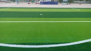 Gazon artificiel M02 haute densité antidérapant en PE, 20mm/30mm/40mm, pour terrains de sport extérieurs, écoles, <span class=keywords><strong>tapis</strong></span> vert, durée de vie 5-8 ans - Product Image 6