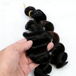 Venta al por Mayor de Cabello de Crochet para Mujer, 10 Pulgadas, 150g, 1 Tira/Paquete, Materiales de Fibra de Alta Temperatura, <span class=keywords><strong>Rizos</strong></span> Sueltos Franceses - Product Image 4