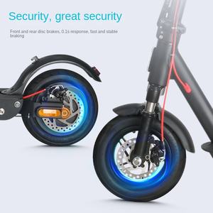 Trottinette électrique JLM MK086 en alliage d'aluminium avec amortisseurs avant et arrière, pliable, moteur 500W, vitesse 45km/h, directement de l'usine - Product Image 3