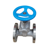 Vanne à opercule manuelle à commande par volant, API ANSI 150LB, Acier inoxydable 304 316, JIS 10K 1.6MPa, à bride WCB.