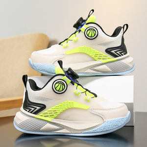 Chaussures de basketball Cema 2026 pour enfants à boutons, résistantes à l'usure, absorbant les chocs, antidérapantes, baskets de sport décontractées, vente en gros - Product Image 6
