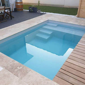 Piscina Interrata Rettangolare Moderna <span class=keywords><strong>in</strong></span> <span class=keywords><strong>Vetroresina</strong></span> per Esterni Piccola da Giardino - Product Image 3