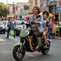 Nouveau modèle d'exportation de scooter électrique U2, véhicule de mobilité personnelle, moto, vélo électrique à deux roues avec batterie.