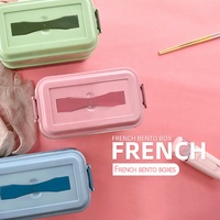 Nouvelle conception Contenant de stockage alimentaire à double couche grande capacité Boîte à lunch en acier inoxydable Poignée en silicone Porte-aliments en métal