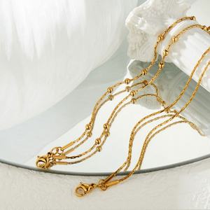 Tarnish Free Waterproof Cute 316l Stainless Steel Jewlery 14k 18k <b>Gold</b> Plated <b>Bracelet</b> Dainty <b>for</b> <b>Women</b> - Product Image 2