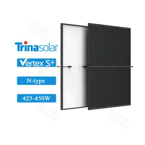 ألواح شمسية Trina Vertex S+ Tsm-neg9r.28 بقدرة 425 وات 430 وات 435 وات 440 وات 450 وات لوح شمسي Topcon في مخزون روتردام الاتحاد الأوروبي