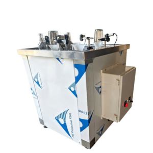 Machine à laver semi-automatique pour brossage de bouteilles en verre plastique Machine à laver et à sécher les bouteilles Machine de nettoyage de bouteilles 2 en 1 - Product Image 2