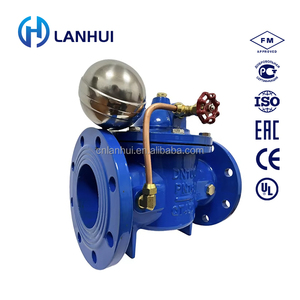 DIN JIS aetm PN16ระบบไฮดรอลิกควบคุมการไหลของน้ำอัตโนมัติแบบหน้าแปลนเหล็กอ่อน DN50-DN300นำร่องที่ดำเนินการโดยระบบท่อนบน - Product Image 1