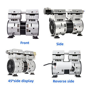 Diş ve laboratuvar kullanımı için 220V 600W -91KPa 160L/min yüksek basınçlı taşınabilir elektrikli yağsız vakum pompası hava kompresörü - Product Image 4
