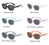 Lunettes de soleil polarisées pour enfants CF-9033 UV400, monture TR90, verres TAC, plaquettes de nez souples en TPE, légères, géométriques, 6 couleurs, garçons filles