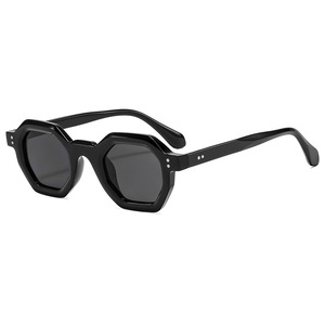 Gafas de Sol Retro Geométricas para Hombre, Montura Completa, UV400, Protección Solar, Estilo Adulto - Product Image 1