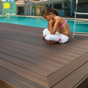 PEIDA Easy Clean Co Extrusion, revêtement de terrasse extérieur moderne, imperméable, écologique, antidérapant, en WPC, durée de vie de 25 ans, pour <span class=keywords><strong>piscine</strong></span> - Product Image 1