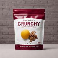 Bolsa Doypack de 16oz con Cierre Zip, Resistente al Frío, para Despensa, Aprobada por la FDA, Laminada Multicapa, No GMO, con Frambuesas Congeladas