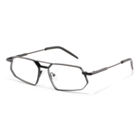 Monturas de Gafas Graduadas Rectangulares Ligeras para Hombre y Mujer, Montura con Logotipo Personalizado para Gafas Ópticas