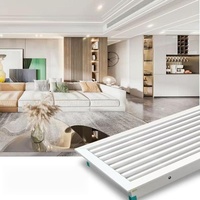 Grille de ventilation de climatisation en alliage d'aluminium PVC, ventes directes d'usine, spécifications personnalisables