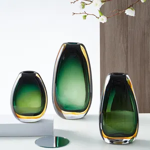 Moderne Glas blumenvase für Wohnkultur