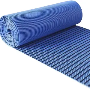 Factory Pvc Tube Mat Rugs Non Slip Extra Long Large Shower Pvc Vinyl Slip Tube Matting Roll Swimming Pool Floor Mats