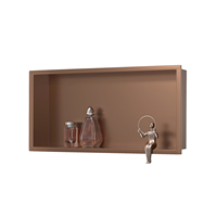 NEODRAIN Niche de douche personnalisable en acier inoxydable 304 avec dimensions 600x300mm pour salles de bains modernes