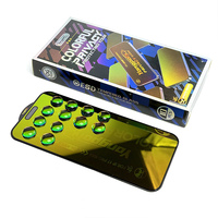 Yongpoly pour iPhone Duo Verre Trempé Haute Qualité en Aluminium à Changement de Couleur Anti-ESD Confidentialité pour iPhone 17 Air 16 15 14 13 12 11 18 Pro Max