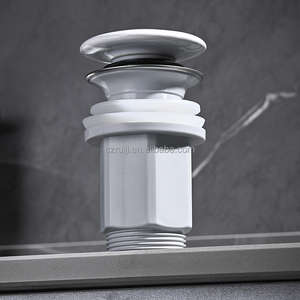 WATERMARK BIG <span class=keywords><strong>bouchon</strong></span> en acier inoxydable égouttoir de lavabo Pop Up déchets pour <span class=keywords><strong>bouchon</strong></span> d'évier de salle de bain couvercle en céramique <span class=keywords><strong>avec</strong></span> tuyau rétractable - Product Image 6