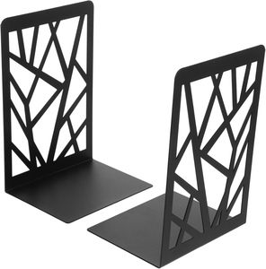 Serre-livres en fer portable Support de <span class=keywords><strong>livre</strong></span> en métal antirouille et enduit de poudre pour organiser les livres dans les salles d'étude et les bureaux - Product Image 1