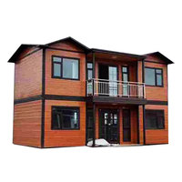 Structure légère en acier maisons modulaires préfabriquées villa de luxe moderne maison prefabriquee villas
