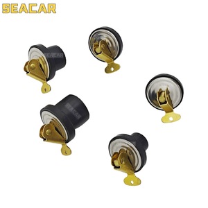 Seacar Brass Rubber Drain <b>Plug</b> Stainless Steel Marine Boat Car Water Seal Cap <b>Replacement</b> Repair Parts - Product Image 4