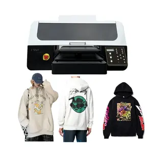 Manufacturer A3 Garment Printing Machine 40CM Printer Direct To Print CMYK And White Color DTG Printer for Small Business