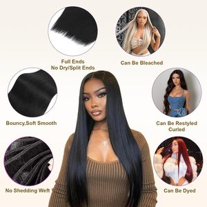 Paquete de Cabello Virgen con Cutícula 100% Alineada, Cabello Humano Virgen sin Procesar de Malasia, Proveedores de Cabello Virgen al por Mayor - Product Image 5