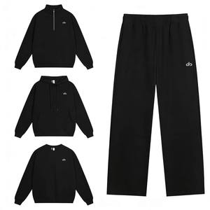 <span class=keywords><strong>Sweat</strong></span> à <span class=keywords><strong>capuche</strong></span> surdimensionné pour homme, style Aol0 personnalisé, en coton, avec broderie et couleur unie - Product Image 1