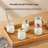 Yaourtière et Fermenteur à Natto Domestique 1,2 L avec Distributeur d'Eau Chaude à Température Constante pour Probiotiques Faits Maison