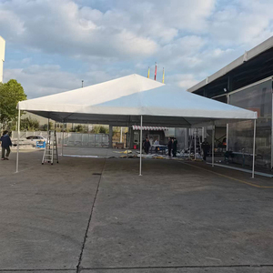 Tenda Marquee Impermeabile con Pali in Alluminio 10x20ft 20x20ft per Eventi all'Aperto, Matrimoni, Fiere e Mostre in PVC - Product Image 4