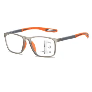 Neue 3-in-1-Progressive multifocale Lesebrille für Damen Anti-Blaue Brille einfach in der Nähe und fern zu sehen +1.0 bis +4.0