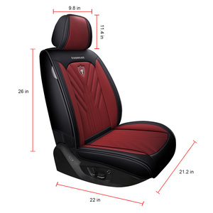 Housse de siège de voiture en cuir synthétique PVC Tesla Model Y/X | Réglage de la puissance à 12 voies | Tête de boeuf compatible <span class=keywords><strong>ISOFIX</strong></span> - Product Image 6