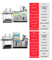 Machine à tofu et à lait de soja entièrement automatique pour la fabrication de tofu, machine en acier inoxydable