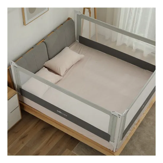 Protección de riel de cama lateral, barandilla de vivero barata, tamaño king, soporte de bisagra de cama individual, almohadillas de parachoques para cuna, gran oferta