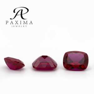 Paxima đồ trang sức Nhà Máy Giá 8 ~ 10mm lớn đệm cắt Pigeon máu đỏ phòng thí nghiệm-phát triển <span class=keywords><strong>Ruby</strong></span> - Product Image 3