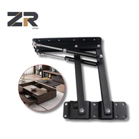 ZERUN Charnière de table durable et moderne, connecteur de cadre de lit, quincaillerie de levage pour lit de rangement, pour fabricants de meubles