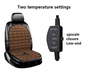 Coussin de siège de voiture chauffant électrique universel 12V Housse de siège chauffant d'hiver pour tous les véhicules Chauffe-siège de voiture - Product Image 3