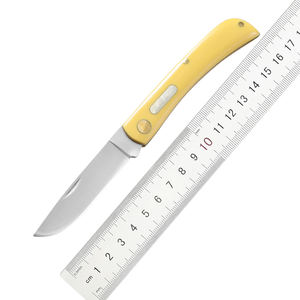 Cuchillo Sodbuster Tradicional Americano de 2.8 Pulgadas con Hoja Afilada Tipo Drop Point, Pasadores de Latón y Junta Deslizante para Transportar Holgadamente - Product Image 5