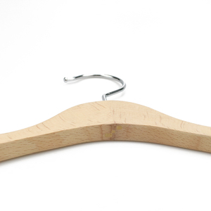 Cintres en bois de luxe <span class=keywords><strong>haut</strong></span> de gamme avec rainures antidérapantes pour femmes et vêtements pour enfants pour accrocher des chemises pour femmes - Product Image 6