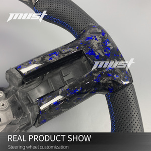 Volant en fibre de carbone forgé sur mesure pour <span class=keywords><strong>Ford</strong></span> <span class=keywords><strong>Mustang</strong></span> S197 2005-2014 <span class=keywords><strong>GT</strong></span> Coupé GT500 Shelby Boss 302 - Product Image 4