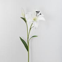 Bunga Lily Kecil PU Buatan untuk Dekorasi Pernikahan, Rumah, Kantor, Restoran, Hotel, dan Penggunaan Lintas Negara