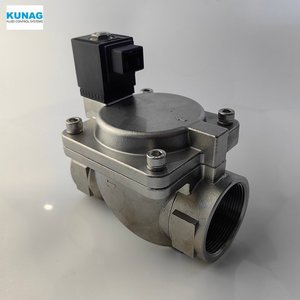 Vanne solénoïde bidirectionnelle Kunag DN50 en acier inoxydable AC 220V pour le contrôle de l'eau, structure à diaphragme, direction réversible - Product Image 3