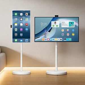 Caméra portable pour tablette Android LED de 21,5, 27 et 32 pouces, pour diffusion en direct sur <span class=keywords><strong>TikTok</strong></span>, rechargeable, mobile, avec support TV - Product Image 1