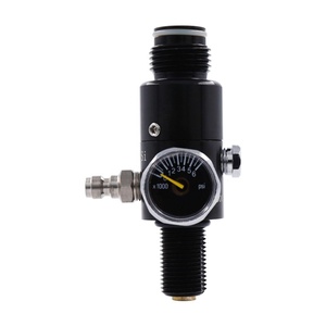 GP Alta Calidad alta presión negra 3000psi 200bar PCP Paintball M18 * 1,5-Medidor de transferencia del regulador del tanque de rosca para tanque de aire PCP - Product Image 1