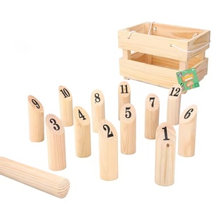 Happy Earth pour le <span class=keywords><strong>jeu</strong></span> de Kubb, ensemble de <span class=keywords><strong>jeu</strong></span> d'extérieur <span class=keywords><strong>en</strong></span> <span class=keywords><strong>bois</strong></span> avec chiffres pour enfants, développement des compétences, <span class=keywords><strong>jeu</strong></span> de cour avec la famille, amusement pour la cour arrière - Product Image 1