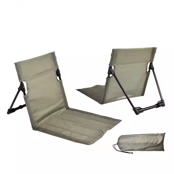 Green Portable Folding Beach Lounger Chair with 600D Oxford Fabric and Aluminum Frame – Lightweight Outdoor Garden Camping Chair in the destination market